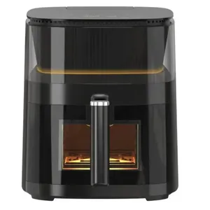 Freidora de aire de vapor de 5L con decoración de luz de respiración, freidora de aire, ventanas transparentes, freidora de aire digital de alto nivel - Product Image 2