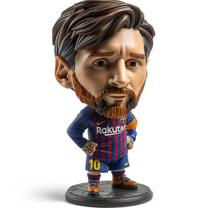 כדורגל מותאם אישית figbine כדורגל bobblhead פלסטיק קריקטורה דמויות פעולה - Product Image 1