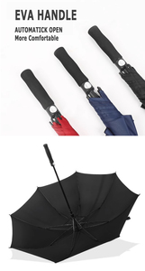 Ombrello da Golf Dritto in Poliestere da 27 Pollici Completamente Automatico, Antivento, con Telaio a R, Personalizzabile con Logo, Design Classico - Vendita all'Ingrosso - Product Image 2