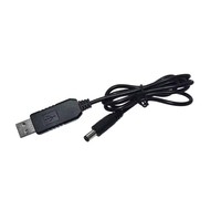 Cable Adaptador Convertidor USB de 5V a 9V/12V CC, Módulo Elevador de Voltaje, Conector de 2.1x5.5mm