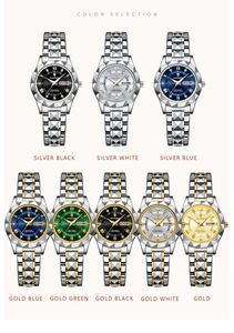 Poedagar 615/306 Fashion Lover's Quartz <b>Watches</b> Stainless Steel Strap Waterproof Luminous Luxury Wristwatch <b>for</b> Couple Relojes - Product Image 6