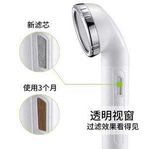 Miniwell Handheld Shower Head Chrome Plated Water Saving Filtered <b>Spray</b> Head Modern Design Bath Hardware <b>Set</b> - Product Image 4