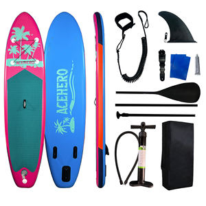 Meilleure vente mondiale de planche de surf verticale <span class=keywords><strong>gonflable</strong></span> ultra stable assistée par voyage avec système écologique à 3 ailettes - Product Image 1