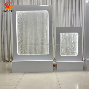 Fuente de cascada de fondo de boda suave con señal de bienvenida de cascada personalizada Led para decoración de eventos de boda - Product Image 2