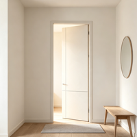 Peau de porte en bois massif LT moderne, anti-taches, anti-rayures, imperméable, haute sécurité, surface traitée thermiquement pour écoles, hôtels et extérieurs