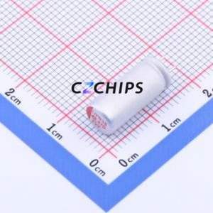 ตัวเก็บประจุแบบแข็ง 250ARUP471M06A4L05P26 แบบ Through hole (THT), ขนาด D6.3xL14 มม. 470uF 20% 25V โพลีเมอร์ - Product Image 1