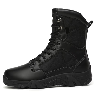 Botas TSB01 ultraligeras de cuero de vaca de gamuza, transpirables para verano, con cremallera lateral, tácticas, al por mayor, CN GUA, otros accesorios - Product Image 2