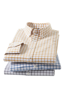 Chemise à carreaux à manches longues pour homme, style décontracté et professionnel, nouvelle collection 2026 pour jeunes et hommes d'âge moyen - Product Image 1