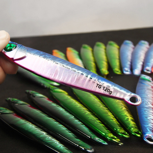 10G 20G 30g 40g 60g 80g 100g 120g Plantilla de pesca señuelo cebos duros artificiales Metal Jigging señuelo tungsteno Metal Jig para mero - Product Image 2