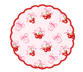 7 inch paper plate*8pcs