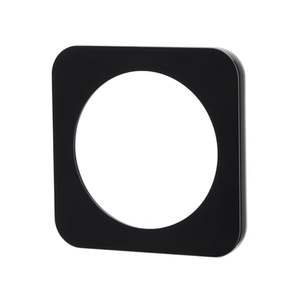 1 key black plastic <b>wall</b> <b>plate</b>, ideal <b>for</b> electrical installations and modern decorations. - Product Image 1