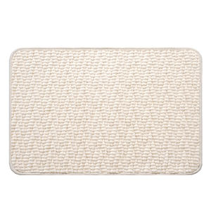 Alfombra de Baño de Algodón con Gránulos de Lint, Rectangular, Color Sólido, Absorbente, Antideslizante, de Secado Rápido, Diseño Minimalista y Grueso - Product Image 5