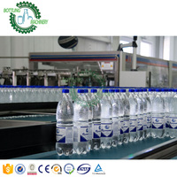 Ligne complète de remplissage d'eau en bouteilles PET clé en main 1000-50000 BPH avec traitement, soufflage et bouchage