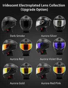 Casco de Motocicleta Modular Unisex Abatible, Impermeable, con Certificación DOT, Visera Doble de PC, <span class=keywords><strong>Cascos</strong></span> Para Moto, Casque Moto - Product Image 5