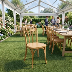 Silla Thonet de Resina con Acabado de Madera para Niños, Apilable, para <span class=keywords><strong>Eventos</strong></span>, Bodas y Fiestas Infantiles, Venta al Por Mayor - Product Image 3