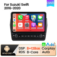 Autoradio MEKEDE Android 8+128G 2din pour Suzuki Swift 2016-2020, autoradio stéréo IPS, écran multimédia de voiture, moniteur sans fil