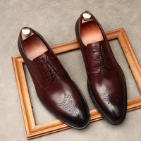 Nouvelles Chaussures Homme Élégantes et Luxueuses Sur Mesure en Cuir Véritable Poli, Imperméables et Légères, Modèle Carré à Enfiler pour Été/Hiver