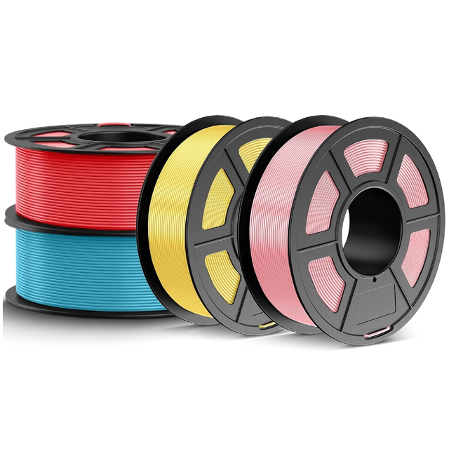 1.75mm 1kg Dual-Color PLA/PCL/ABS/PETG/TPU Silk Filament Tricolor for 3D Printer Plastic Rods"