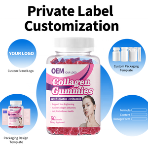 Gummies de collagène végétalien OEM à faible MOQ, prêts pour FBA, approvisionnement stable en vrac, test COA pour les vendeurs de plateformes e-commerce - Product Image 2