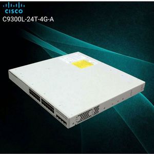 Commutateur Cisco Catalyst C9300L-24T-4G-A 24 ports Gigabit 4 ports SFP Neuf d'origine En stock Expédition rapide Scellé en usine C9300L-24T-4G-A - Product Image 1