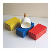 Boîte d'avion en papier noir Offre Spéciale Boîte de papier d'emballage Couvercle et boîte-cadeau de base