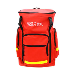 Mochila de Emergencia para Prevención de Inundaciones, Tela Oxford Impermeable, Grado Industrial, Naranja, Kit de Rescate para 1 Persona - Product Image 1