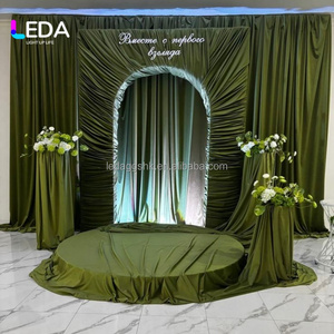 อุปกรณ์จัดงานแต่งงาน LEDA ฉากหลังอะคริลิคสีขาว ซุ้มแต่งงาน ตกแต่งเวทีสำหรับงานอีเว้นท์ - Product Image 4