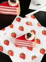 Ecologisch verantwoorde, voedselveilige, enkelzijdig gecoate, vetwerende, waterdichte, bedrukte fruitdesign cake- en snackverpakkingspapier
