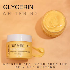 Crème pour le visage au curcuma biologique Lanthome Beauty, hydratante, anti-rides, réparatrice, lissante pour les peaux rugueuses, éclaircissante - Product Image 3