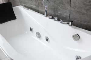 Vente en gros Baignoire de massage avec jaccuzzi <span class=keywords><strong>Sex</strong></span> Baignoire autoportante d'intérieur Baignoires simples Salle de bain de trempage - Product Image 5