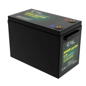 Batterie haute performance 12.8V 304Ah avec cellules Smart BMS Grade A pour RV marine