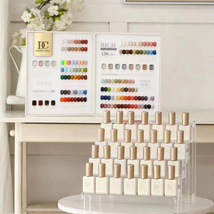 Kit de vernis à ongles gel UV 139 couleurs avec lampe LED, grande et petite palettes de couleurs, kit de manucure gel professionnel à retirer par trempage - Product Image 6