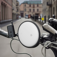 Nouveau Traceur Balise Intelligente Certifiée MFi « Find My » Mini Localisateur de Clés pour Vélo en Plastique