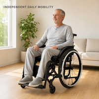 Fauteuil roulant sportif léger 11,5 kg pliable à 37 cm, dossier souple, roues de 24 pouces, alliage d'aluminium pour athlètes et utilisateurs actifs