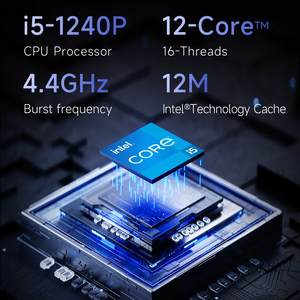 แบรนด์ใหม่ คอร์ ไอ 5 12-คอร์ 16GB RAM 1TB SSD แล็ปท็อปเล่นเกมแบบพกพาขนาด 15.6 นิ้วปลั๊ก US - Product Image 4