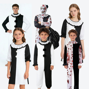 Disfraz de Payaso Hongtao para Niños, Unisex, Disfraz de Película de Terror para Halloween, Primavera 2025, Estilo Europeo Americano - Product Image 1