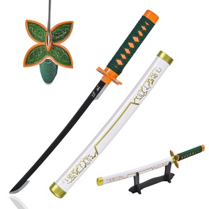 Venta al por mayor 45cm <span class=keywords><strong>Anime</strong></span> japonés espada arma juguete Demon Slayer HOJA DE Metal Katana cuchillo para niños Cosplay Prop - Product Image 1