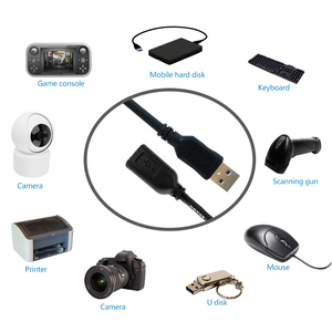 Chống sự can thiệp nhanh chóng sạc cáp dữ liệu <span class=keywords><strong>USB</strong></span> 2.0 nối PVC <span class=keywords><strong>USB</strong></span> cáp mở rộng để kết nối một máy tính truyền dữ liệu - Product Image 6