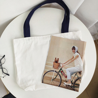 Faible quantité minimale de commande Personnalisé Logo Eco Réutilisable Toile Vierge Shopping Fourre-Tout Sac
