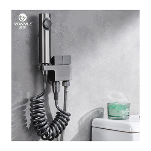 <strong>High</strong> <strong>Quality</strong> Modern Bathroom <strong>Bidet</strong> Toilet Spray Shower Booster Flush Gun Gray Manual Spray Bathroom Spray Gun - Product Image 3