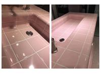 Moulure d'angle en céramique rose brillante 100x100mm (4x4 pouces) à angle droit, à arc positif/négatif, pour murs intérieurs modernes et villas