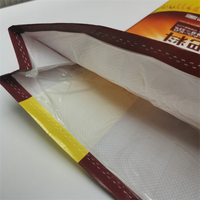 Sac tissé en plastique NPK de 40 kg pour engrais, vente en gros usine, sac tissé laminé PP BOPP de 50 kg pour engrais et riz