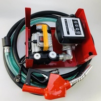 Pompe DC 12V 24V Pompe à carburant diesel Pompe de ravitaillement électrique Pompe de transfert électrique avec débitmètre