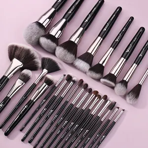 BEILI Luxury 40PCS Professional Makeup Brushes Set Kits Cosmetic Black Wooden Private Label Logo Custom化粧ブラシセット