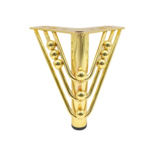 Modern Light Luxury <strong>Sofa</strong> Hardware Iron Triangle Foot Metal Support for TV Cabinet Coffee <strong>Table</strong> Bedside <strong>Table</strong> - Product Image 2