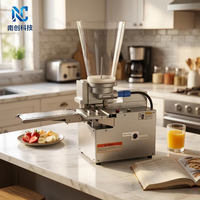 Machine à raviolis vapeur et frits, style japonais, avec cuve ouverte, pour la préparation de gyoza et de pot stickers