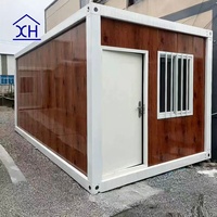 Maison conteneur préfabriquée en panneaux sandwich d'acier de 40 pieds, extensible, pliable, pour atelier ou habitation de luxe