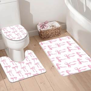 Ensemble <span class=keywords><strong>de</strong></span> salle <span class=keywords><strong>de</strong></span> bains <span class=keywords><strong>de</strong></span> luxe personnalisé quatre pièces tapis <span class=keywords><strong>de</strong></span> bain et rideau <span class=keywords><strong>de</strong></span> douche <span class=keywords><strong>de</strong></span> luxe imperméables pour salles <span class=keywords><strong>de</strong></span> bains <span class=keywords><strong>de</strong></span> luxe - Product Image 2