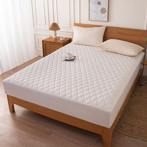 <span class=keywords><strong>Sortie</strong></span> d'usine microfibre plaine anti-bactéries punaises <span class=keywords><strong>de</strong></span> <span class=keywords><strong>lit</strong></span> imperméable drap housse protège-matelas lavable en Machine - Product Image 3