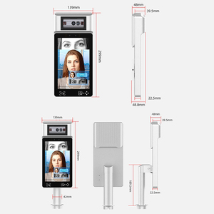 ระบบควบคุมการเข้าออกด้วยการจดจำใบหน้าแบบความปลอดภัยสูง ขนาด 8 นิ้ว รองรับการจดจำผู้ใช้ที่สวมแว่นกันแดด พร้อมระบบจดจำด้วยคิวอาร์โค้ด รหัสผ่าน และ RFID - Product Image 5